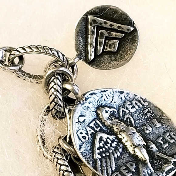 Silpada Sterling Silver Coin Bracelet - Picture 6 of 13